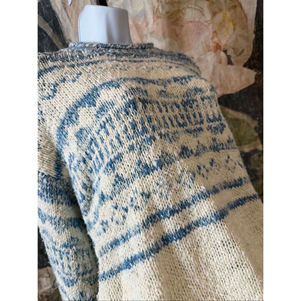 New Free People Dani Pattern Sweater Size XS - Picture 8 of 11
